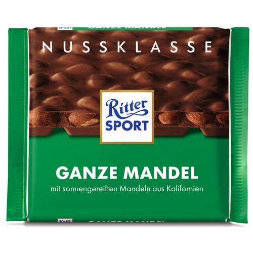 Ritter Sport Dunkle Ganze Mandel 100g