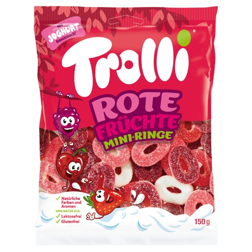 Trolli Rote Früchte Mini-Ringe 150g