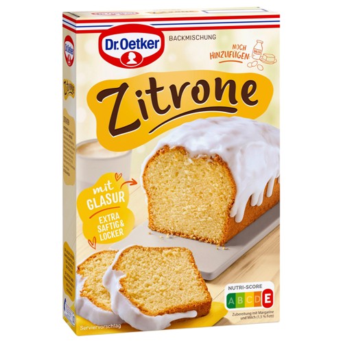 Dr Oetker Backmischung Zitronenkuchen 525g