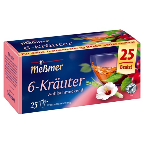 Messmer 6-Kräuter 25 x 2.0g
