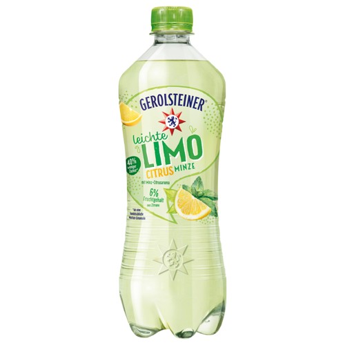 Gerolsteiner Leichte Limo Citrus-Minze 0.75l (MEHRWEG)