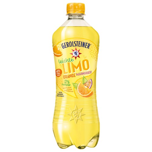 Gerolsteiner Leichte Limo Orange-Passionsfrucht 0.75l