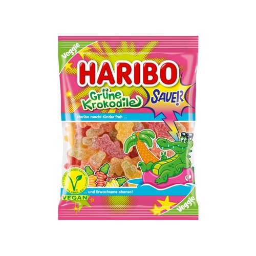 Haribo Grüne Krokodile Sauer 175g