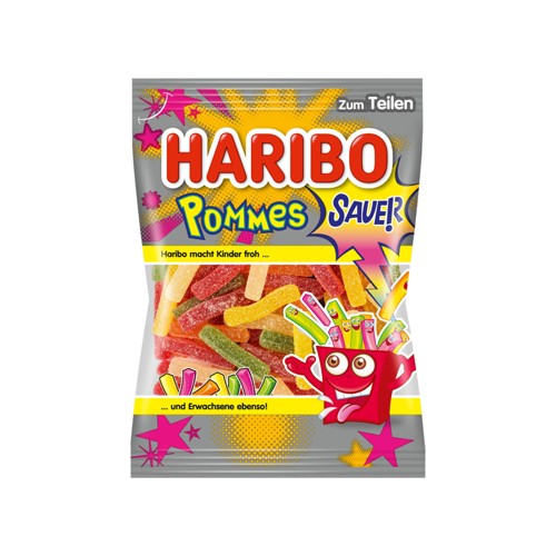 Haribo Pommes sauer Fruchtgummi 175g