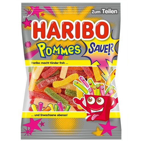Haribo Pommes sauer Fruchtgummi 175g