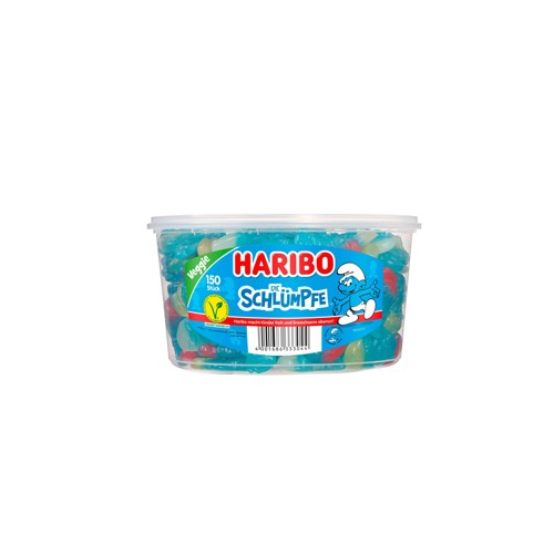 Haribo Schlümpfe Erdbeer Himbeer und Zitrone 5g