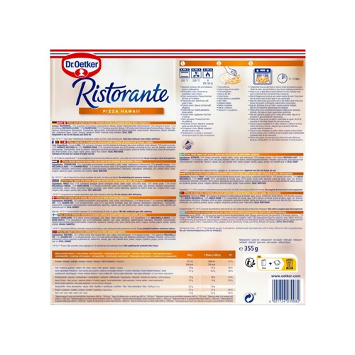 Dr Oetker Pizza Ristorante Hawaii 355g