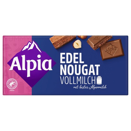Alpia Edel Nougat Vollmilch 100g