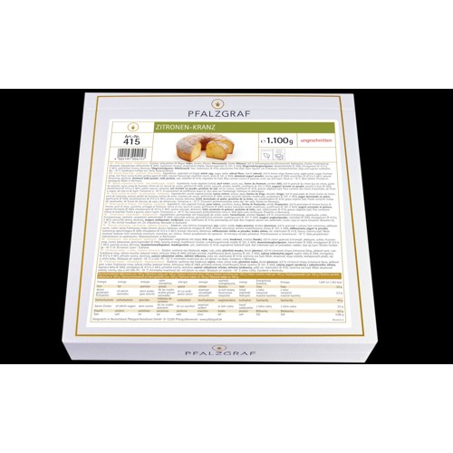 Pfalzgraf Zitronen-Kranz 1100g