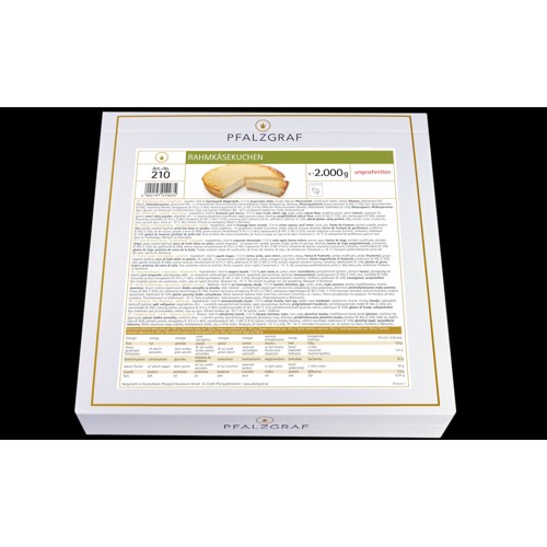 Pfalzgraf Rahmkäsekuchen 2000g