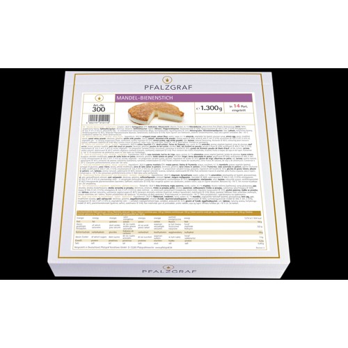 Pfalzgraf Mandel-Bienenstich 1300g