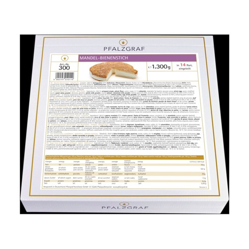 Pfalzgraf Mandel-Bienenstich 1300g