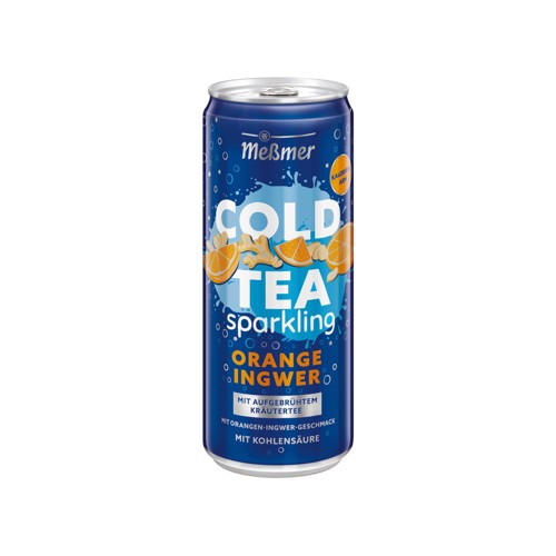 Meßmer Cold Tea Sparkling Orange Ingwer 0.33l (EINWEG)
