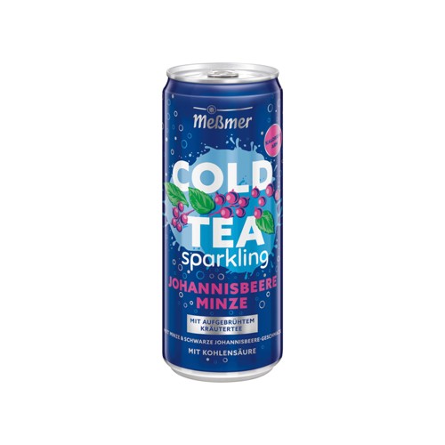Meßmer Cold Tea Johannisbeere Minze 0.33l (EINWEG)