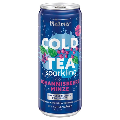 Meßmer Cold Tea Johannisbeere Minze 0.33l (EINWEG)