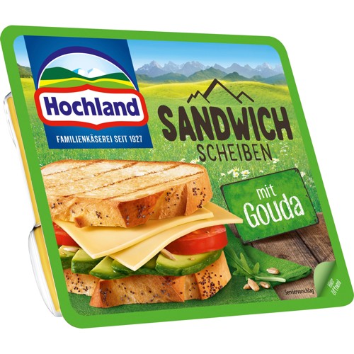 Hochland Sandwich Scheiben mit Gouda 150g