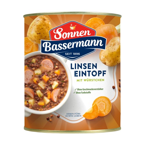 Sonnen Bassermann Linsen Eintopf 800g