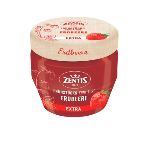 Zentis Extra Erdbeere Frühstückskonfitüre 230g