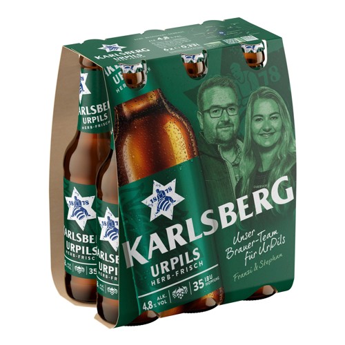 Six Pack Karlsberg Urpils 6 x 0,33l (MEHRWEG)