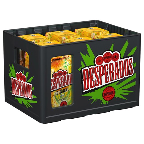 Desperados Tequila 6-pack Frankeich, 0,33l Flasche (MEHRWEG)