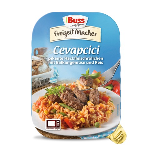 Buss Cevapcici pikante Hackfleischröllchen  0.3l