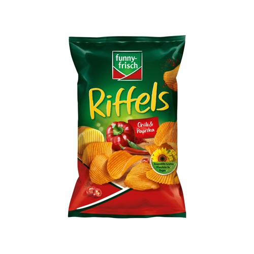 Funny-Frisch Riffels Chilli&Paprika 150g