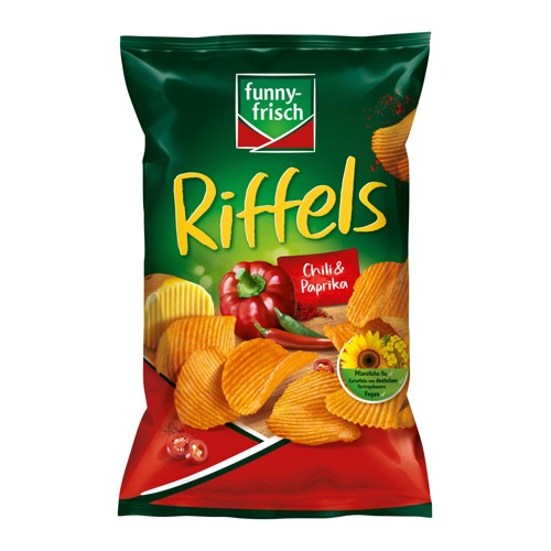 Funny-Frisch Riffels Chilli&Paprika 150g