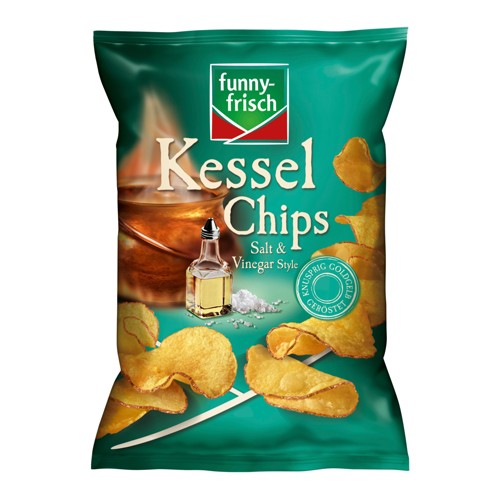 Funny Frisch Kessel Chips Salt & Vinegar 120g