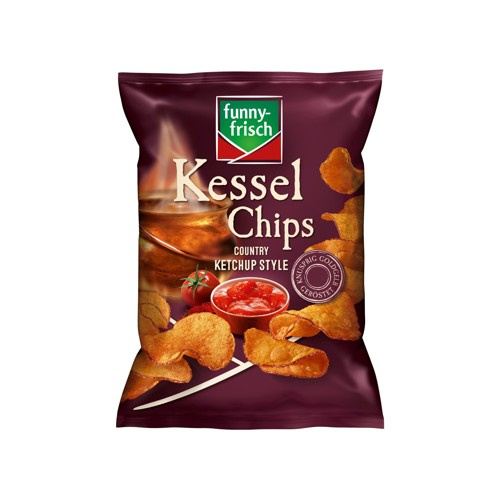 funny-frisch Kessel Chips Country Ketchup Style 120g
