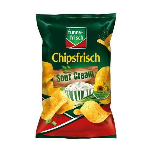 funny-frisch Chipsfrisch Sour Cream 150g