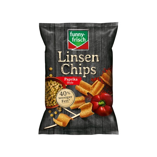 funny-frisch Linsen Chips Paprika Style 90g