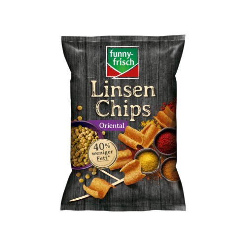 Funny-frisch Linsen Chips Oriental 90g