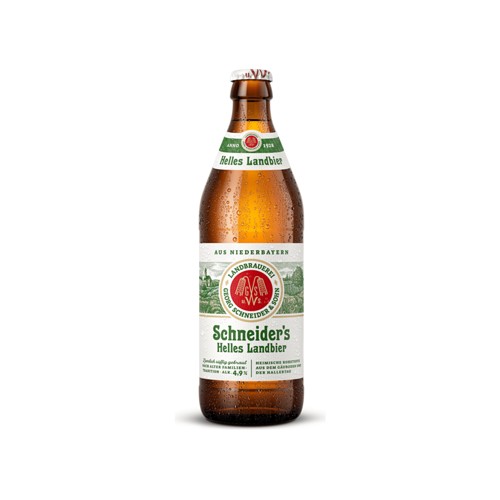 Schneider Weisse Helles Landbier 0.5l (MEHRWEG)