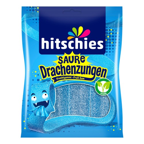 Hitschies Saure Drachenzungen Blau 125g