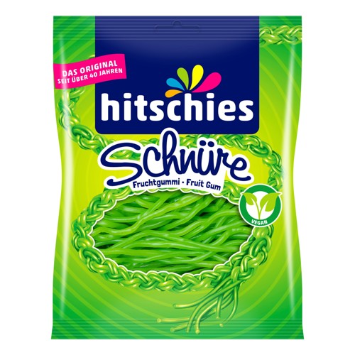 Hitschies Apfel Schnüre 125g
