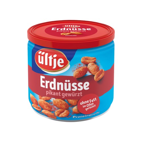 Ültje Erdnüsse Pikant gewürzt ohne Fett 180g
