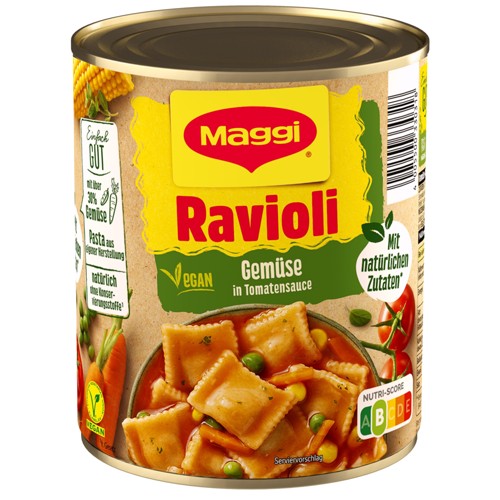 Maggi Gemüse Ravioli ohne Fleisch 800g