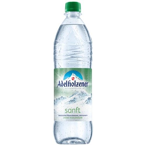 Adelholzener Mineralwasser sanft 1.0l (MEHRWEG)