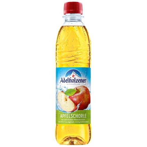 Adelholzener Apfelschorle 0.5l (MEHRWEG)
