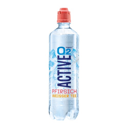 Active O  Pfirsich Weißer Tee 0.75l (EINWEG)