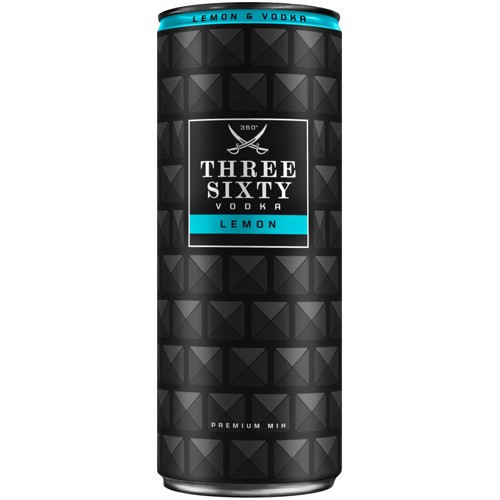 Three Sixty Wodka Bitter Lemon 0.33l (EINWEG)