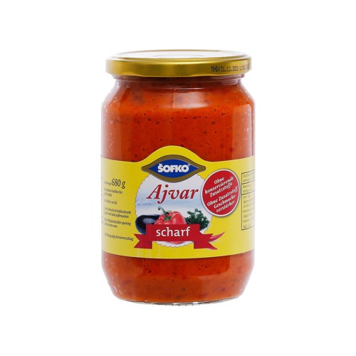 Sofko Ajvar scharf 680g