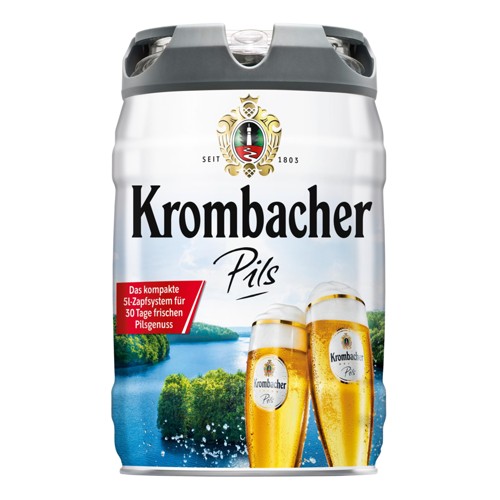 Krombacher Pilsener Bier 5.0l