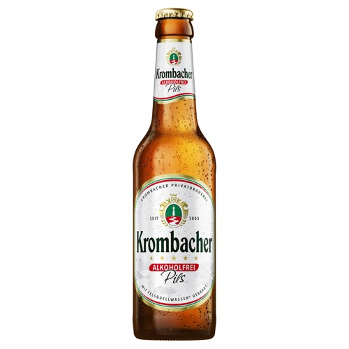 Krombacher Pilsener Bier alkoholfrei 0.33l (MEHRWEG)