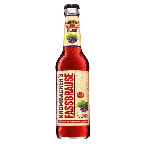 Krombacher Fassbrause Holunder 0.33l (MEHRWEG)