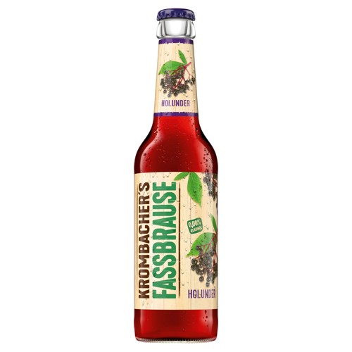 Krombacher Fassbrause Holunder 0.33l (MEHRWEG)
