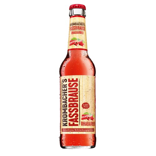 Krombacher Fassbrause Rhabarber 0.33l (MEHRWEG)