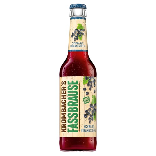 Krombacher Fassbrause Schwarze Johannisbeere 0.33l (MEHRWEG)