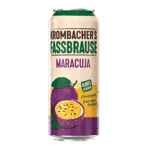 Krombacher Fassbrause Maracuja 0.5l (EINWEG)
