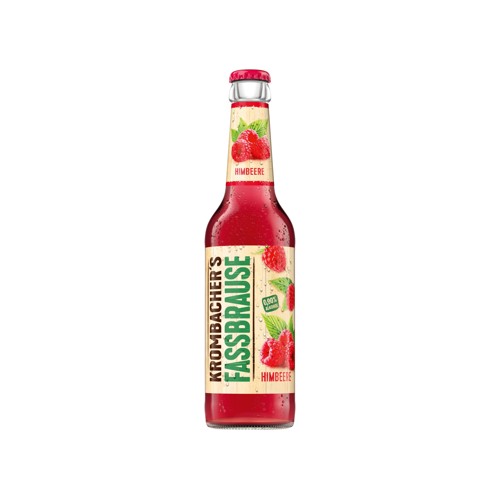 Krombacher Fassbrause Himbeere 0.33l (MEHRWEG)